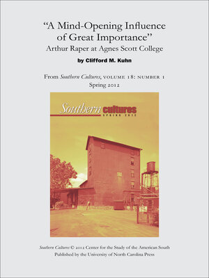 cover image of "A Mind-Opening Influence of Great Importance"